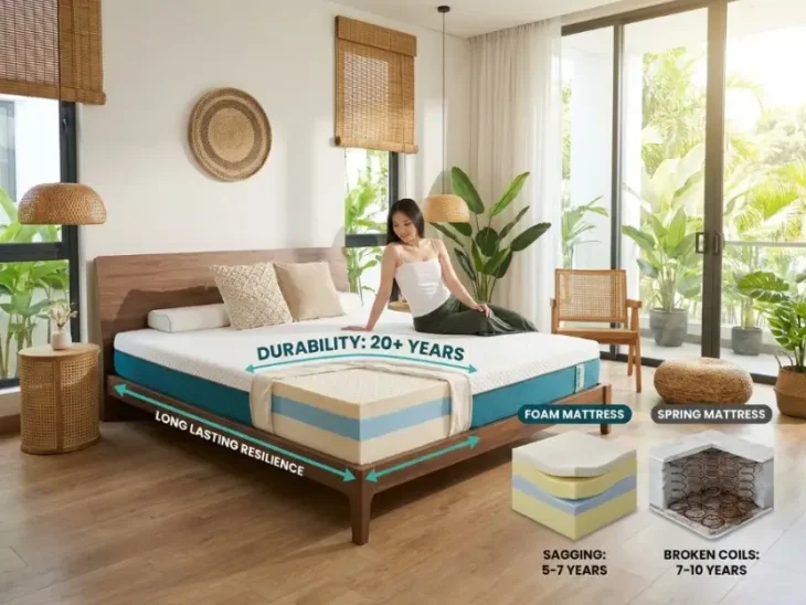 how long does a latex mattress last